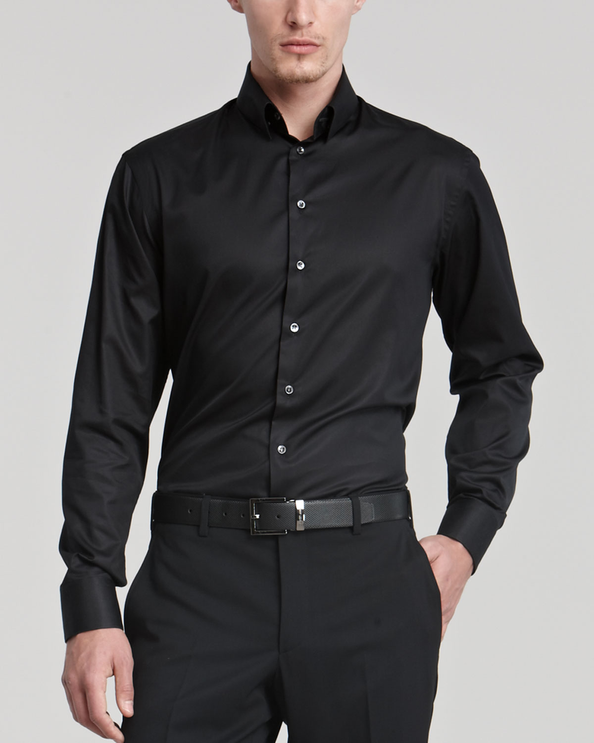 Black Dress Shirt